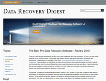 Tablet Screenshot of datarecoverysoftwarereview.info